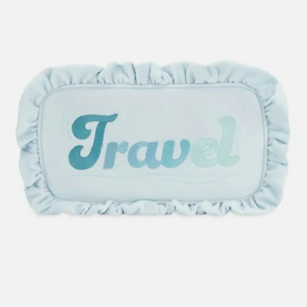Stoney Clover Lane “Travel” Ruffle Pouch NWOT ✈️